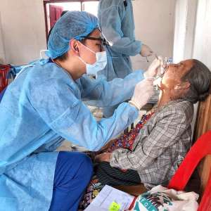 Dr Benjamin Tan in Laos